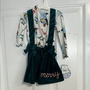 Bluey, 2 pc Christmas outfit 18 month new